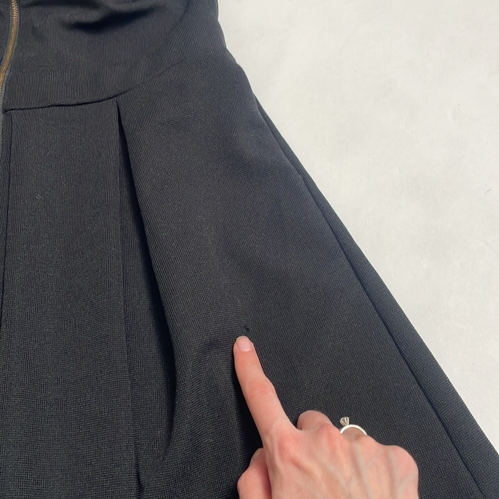 MINKPINK black textured babydoll dress - Picture 7 of 7